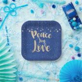 星との平和喜び ペーパープレート (パーティー)