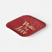 星との平和喜び ペーパープレート (傾斜あり)