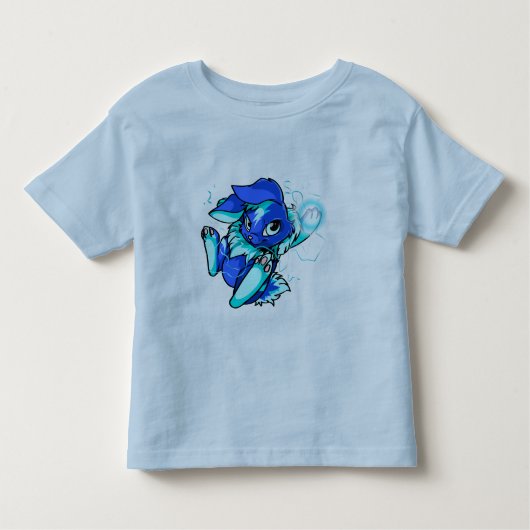 星との黄色いCybunny トドラーTシャツ (正面)