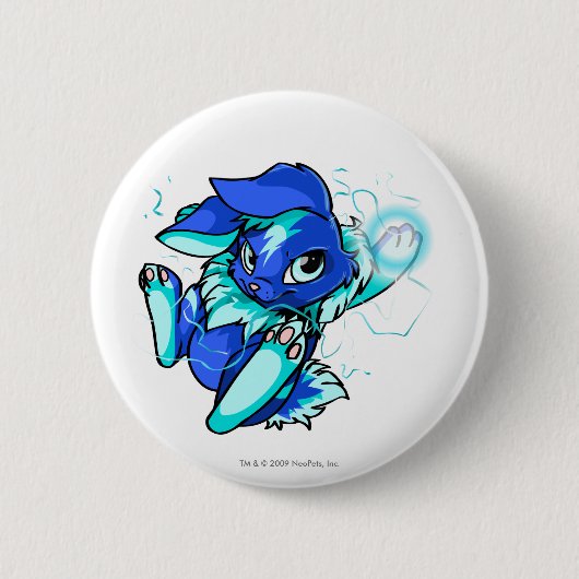 星との黄色いCybunny 缶バッジ (正面)