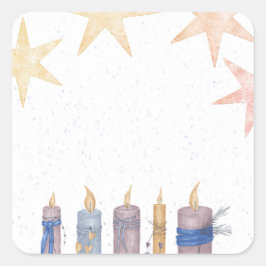 星とろうそく スクエアシール
