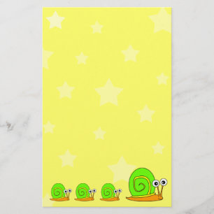 星とカタツムリの文房具 便箋