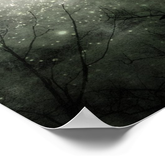 星とカラスが衝突 ポスター (角)