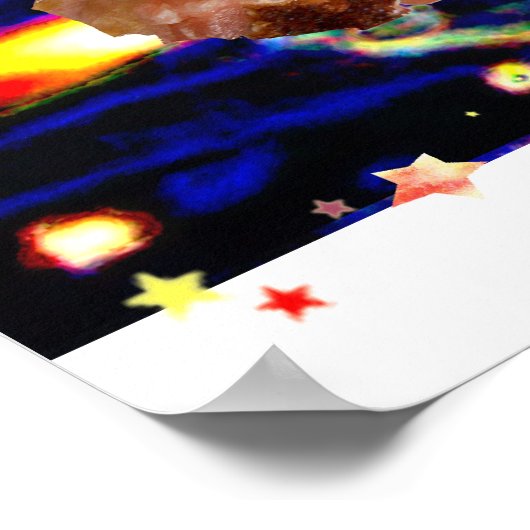 星とキャンプ ポスター (角)