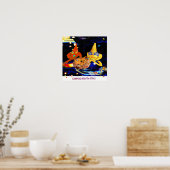 星とキャンプ ポスター (キッチン)