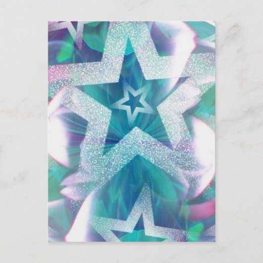 星とグリッター! ポストカード (正面)
