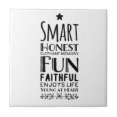 星とシェフィーの頭字語 タイル (正面)