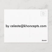 星とシェフィーの頭字語 ポストカード (裏面)