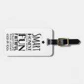 星とシェフィーの頭字語 ラゲッジタグ (正面横)