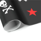 ||星とスカル ||折り返し紙 ラッピングペーパー (ロールコーナー)