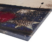 星とスタイルをストライプ表示する7月4日 カッティングボード (角)