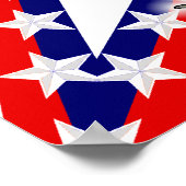 星とストライプのゲームフォール ポスター (角)