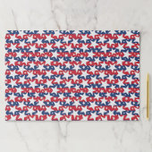 星とストライプの紙ランチョンマット ペーパーパッド (インサイチュ)