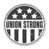 星とストライプの組合が強い シール (正面)