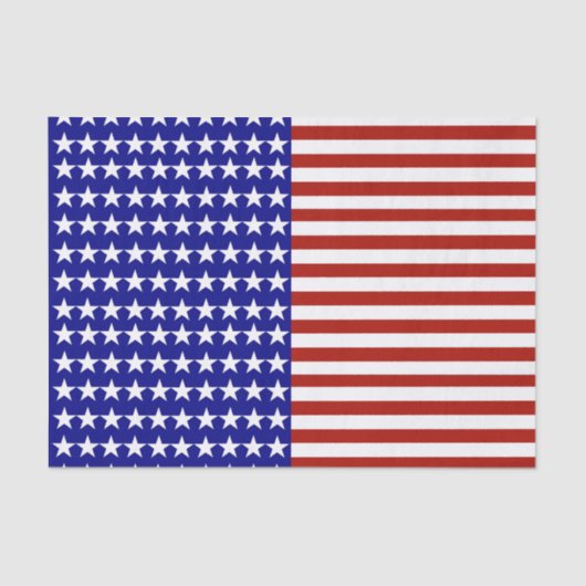 星とストライプの背景 薄葉紙 (正面)