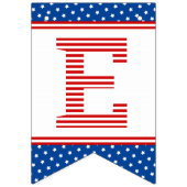星とストライプの赤白青が投票に登録 バンティングフラッグ (第2の旗)