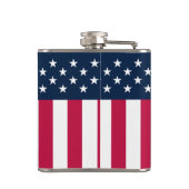 星とストライプの赤白青 フラスク (裏面)