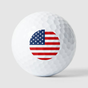 星とストライプをテーマにしたゴルフボールUSA ゴルフボール