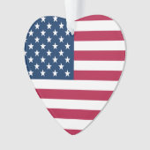星とストライプハート オーナメント (正面)