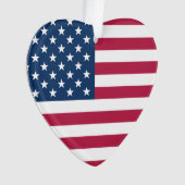星とストライプハート オーナメント (正面)