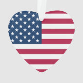 星とストライプハート オーナメント (裏面)