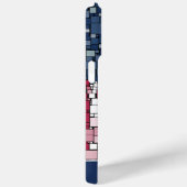 星とストライプモザイクパーソナライズされた Case-Mate iPhoneケース (裏面 / 右)