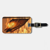 星とストライプラゲージタグ ラゲッジタグ (正面横)