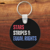 星とストライプ同等の権利 キーホルダー (正面)
