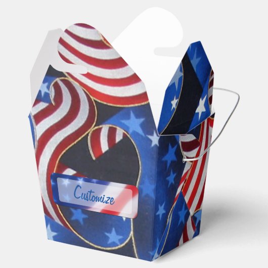 星とストライプ愛国的なカールが愛情箱を取り出す フェイバーボックス (オープン)