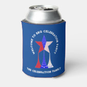 星とストライプ愛国者 缶クーラー (缶裏面)