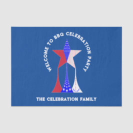 星とストライプ愛国者 薄葉紙