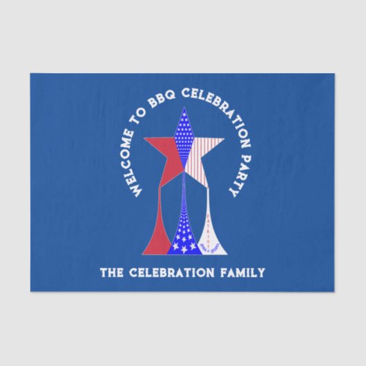 星とストライプ愛国者 薄葉紙 (正面)