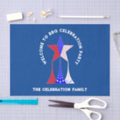 星とストライプ愛国者 薄葉紙 (クラフト)