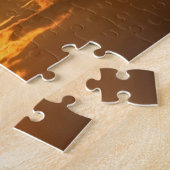 星とストライプ星の夕日 ジグソーパズル (側面)