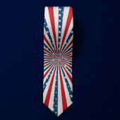 星とストライプ米国国旗のパターン ネクタイ