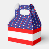 星とストライプ1歳の誕生日 フェイバーボックス (裏面サイド)