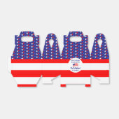 星とストライプ1歳の誕生日 フェイバーボックス (折り畳みなし)