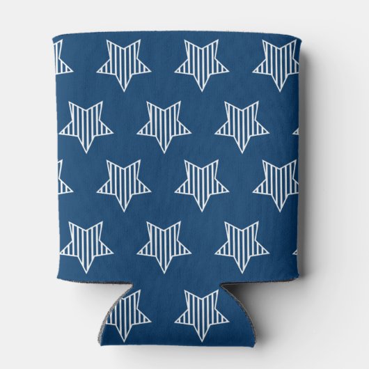 星とストライプ7月モノグラムの4th 缶クーラー (裏面)