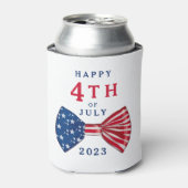 星とストライプ7月4日 缶クーラー (缶正面)
