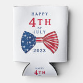 星とストライプ7月4日 缶クーラー (正面)