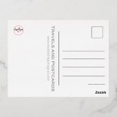 星とストライプ、アメリカ国旗、古い栄光、 箔シーズンポストカード (裏面)