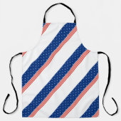 星とストライプ エプロン (正面)