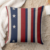 星とストライプ クッション (ブランケット)