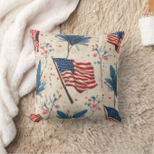 星とストライプ クッション (ブランケット)