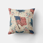 星とストライプ クッション (裏面)