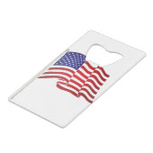 星とストライプ クレジットカード栓抜き (裏面アングル)