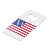 星とストライプ クレジットカード栓抜き (裏面アングル)
