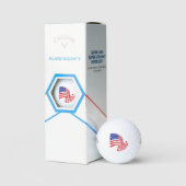 星とストライプ ゴルフボール (パッケージング)