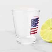 星とストライプ ショットグラス (左)