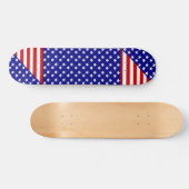 星とストライプ スケートボード (横)